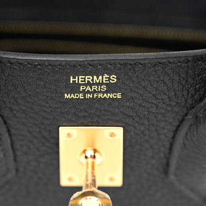 Hermes Togo Birkin 25 Black 6 of 13