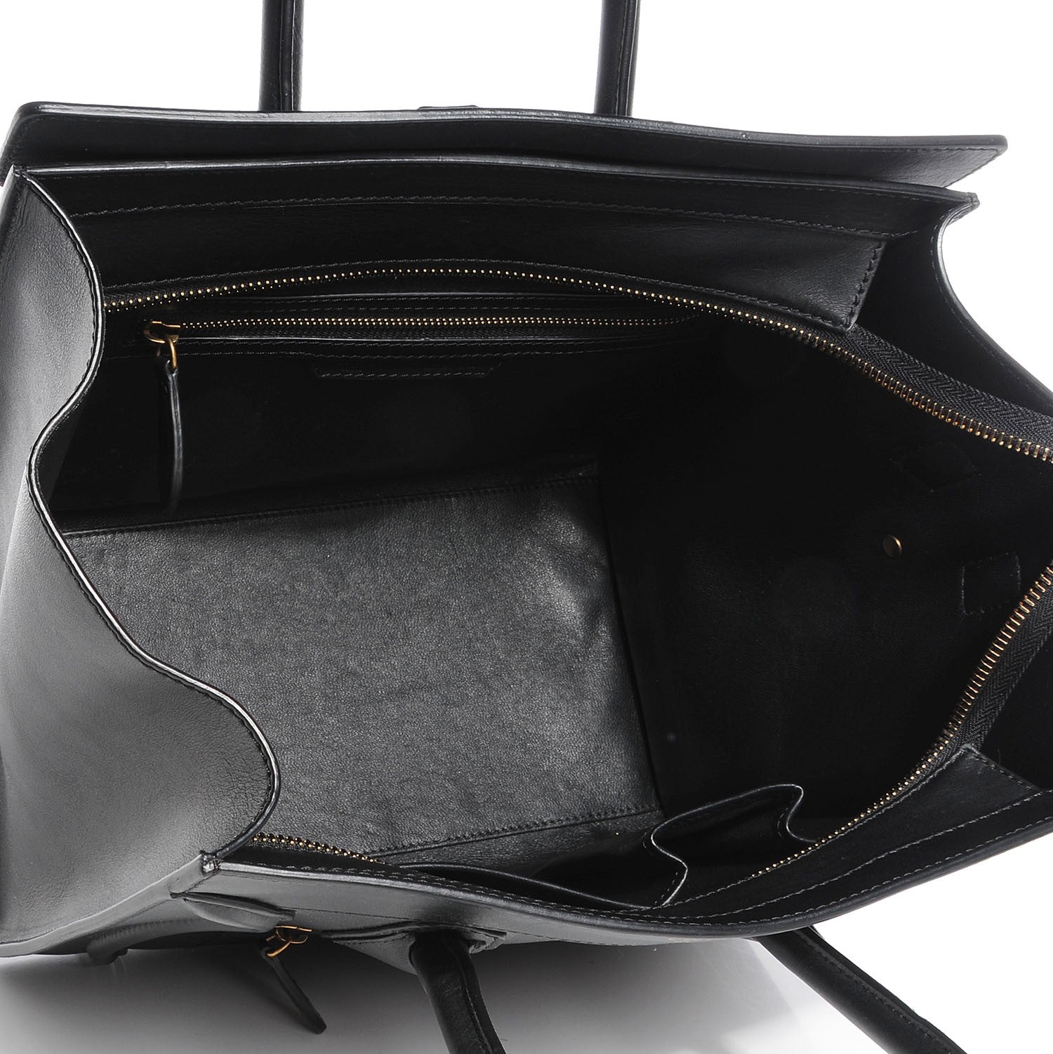 Celine Smooth Calfskin Mini Luggage Black 5 of 7