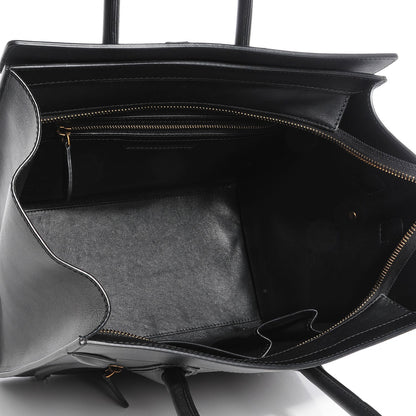 Celine Smooth Calfskin Mini Luggage Black 5 of 7
