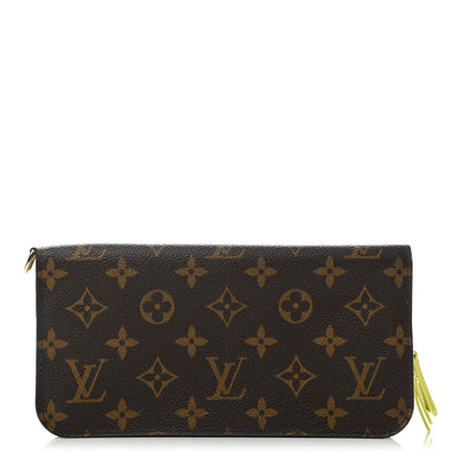 Louis Vuitton Monogram Fleuri Insolite Wallet Yellow 1 of 6