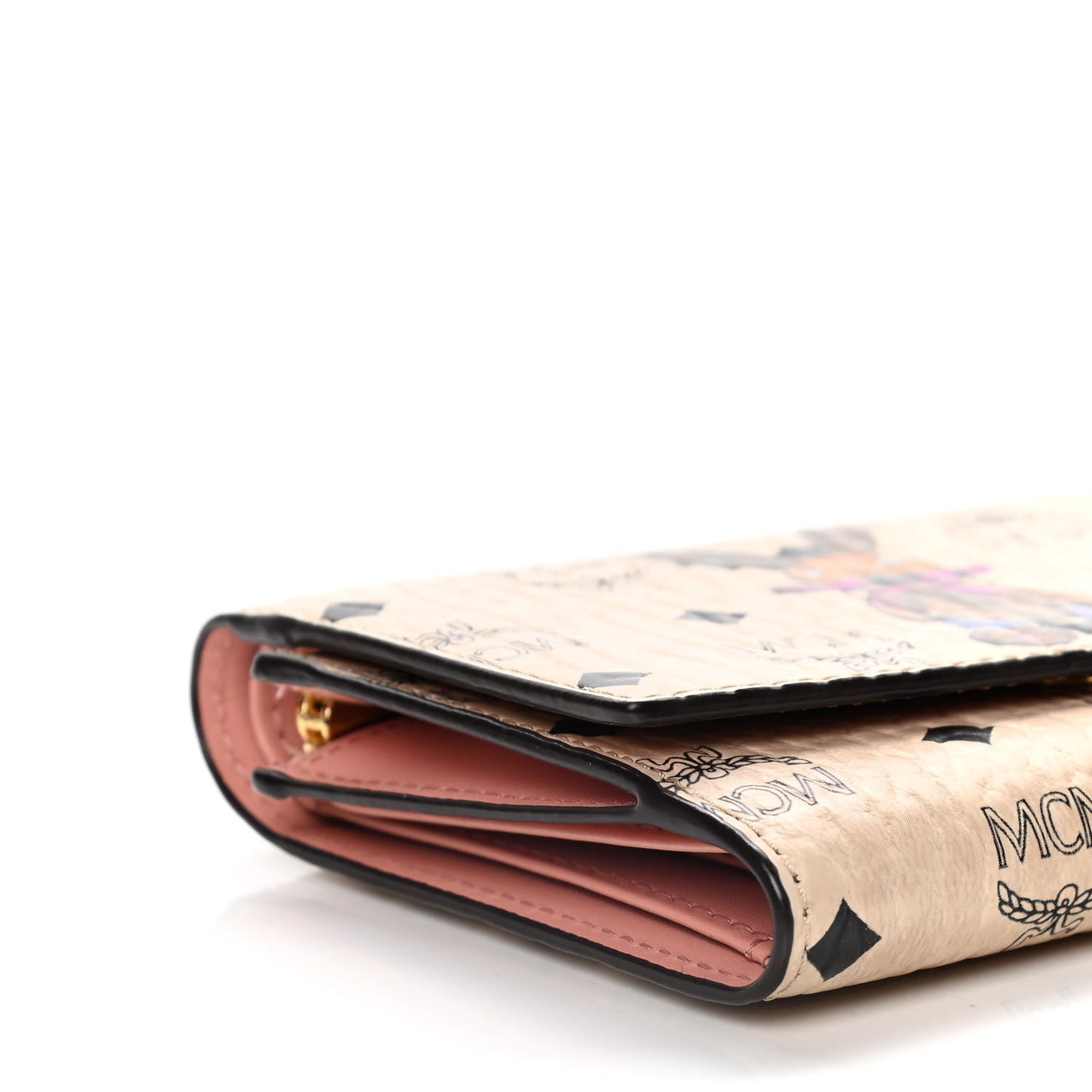 Visetos Rabbit Tri-Fold Wallet Beige