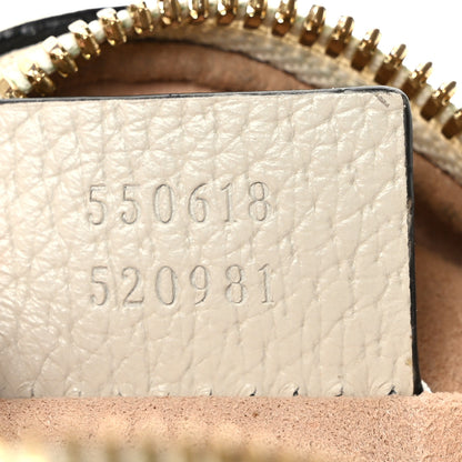 Gucci Textured Calfskin Web Mini Ophidia Round Shoulder Bag Mystic White 7 of 12