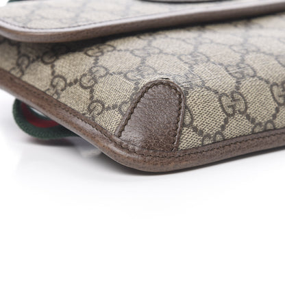 Gucci GG Supreme Monogram Neo Vintage Web Belt Bag Brown 9 of 10