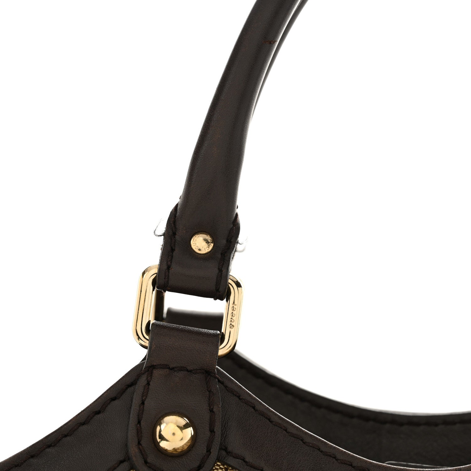 Gucci Monogram Medium Sukey Tote Beige Ebony Dark Brown 12 of 20