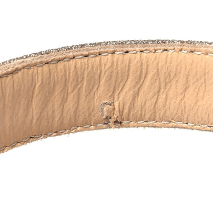 Christian Louboutin PVC Glitter Levitallo 100 Sandals 39.5 Nude 8 of 9