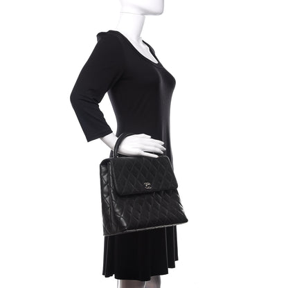 Chanel Caviar Quilted Jumbo Kelly Flap Black 2 of 10