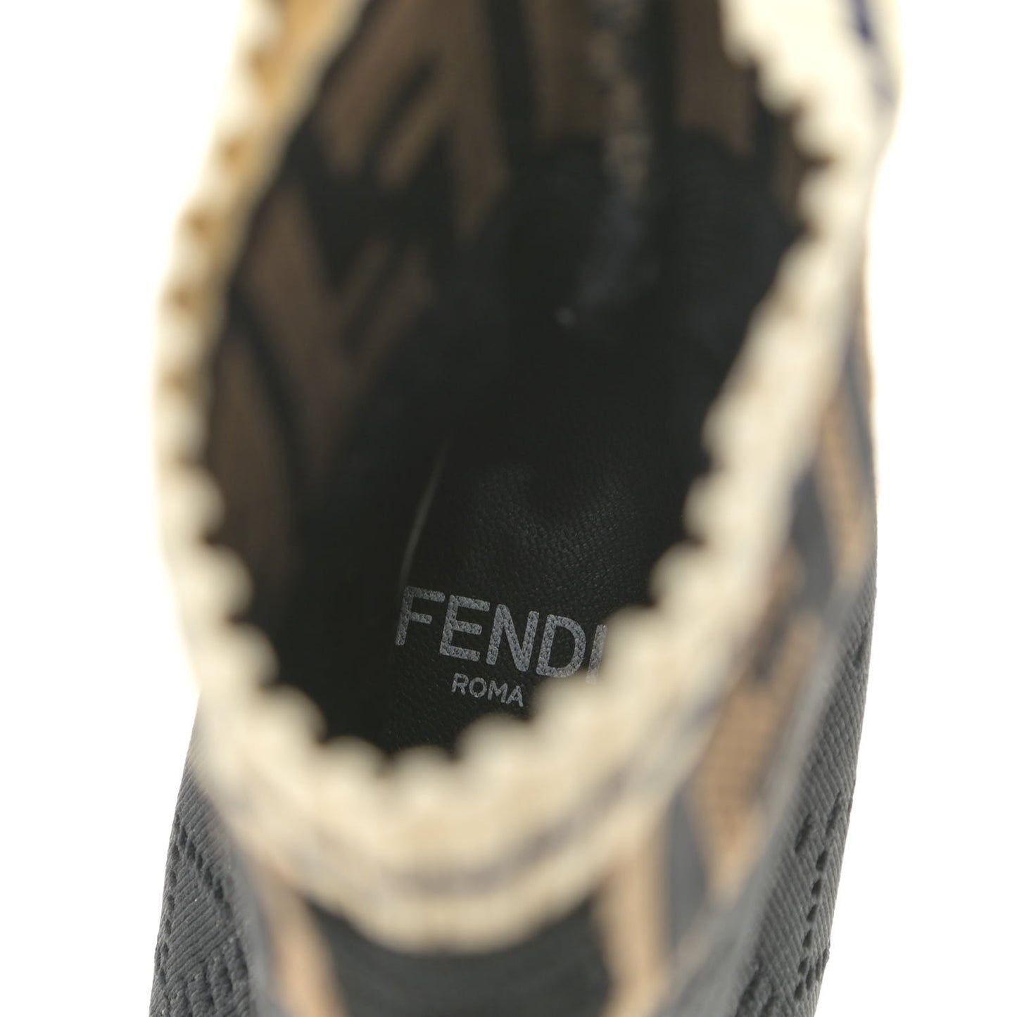 Stretch Fabric FF Reloaded Openwork Rockoko Sock Boots 39 Black Tobacco Marino