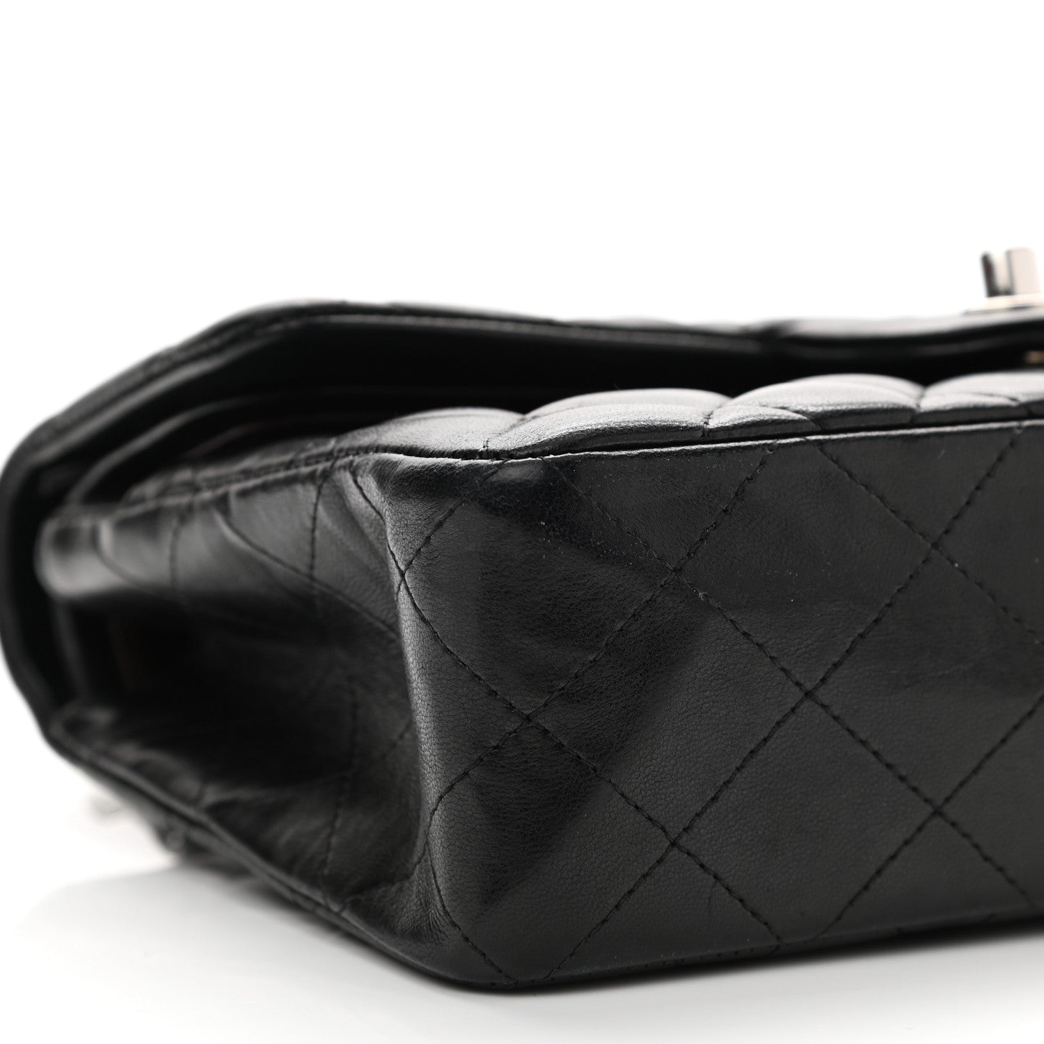 Chanel Lambskin Quilted Small Double Flap Black 9 of 18