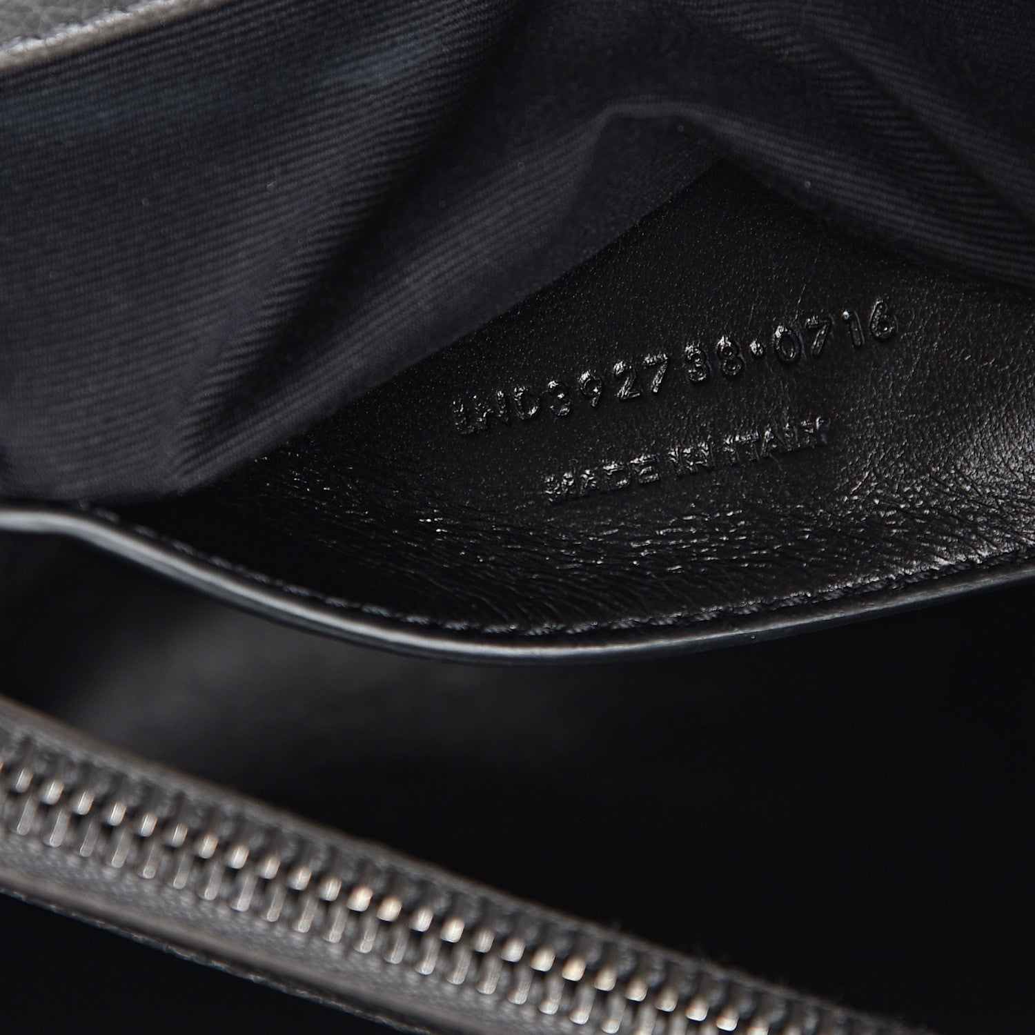 Saint Laurent Sheepskin Matelasse Chevron Monogram Large College Satchel Light Coal 7 of 10