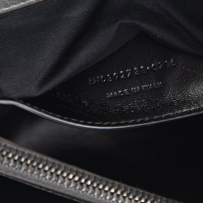 Saint Laurent Sheepskin Matelasse Chevron Monogram Large College Satchel Light Coal 7 of 10