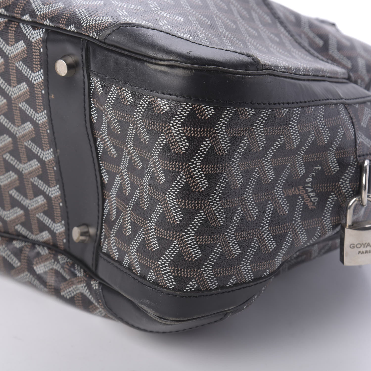 Goyard Goyardine Saint Jeanne GM Bowler Black 7 of 14
