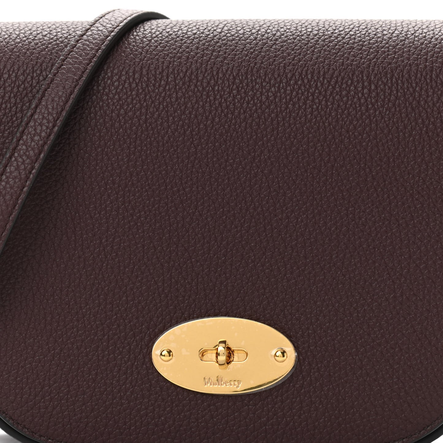 Classic Grained Calfskin Small Darley Satchel Oxblood