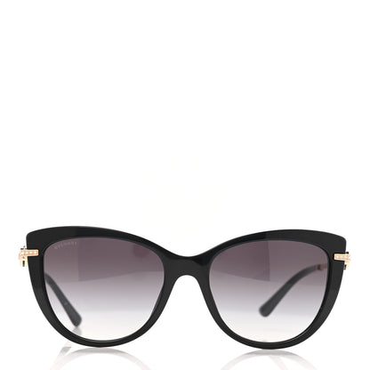 Bulgari Cat Eye 8218-B Sunglasses Black 2 of 8