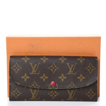 Louis Vuitton Monogram Emilie Wallet Fuchsia 9 of 9