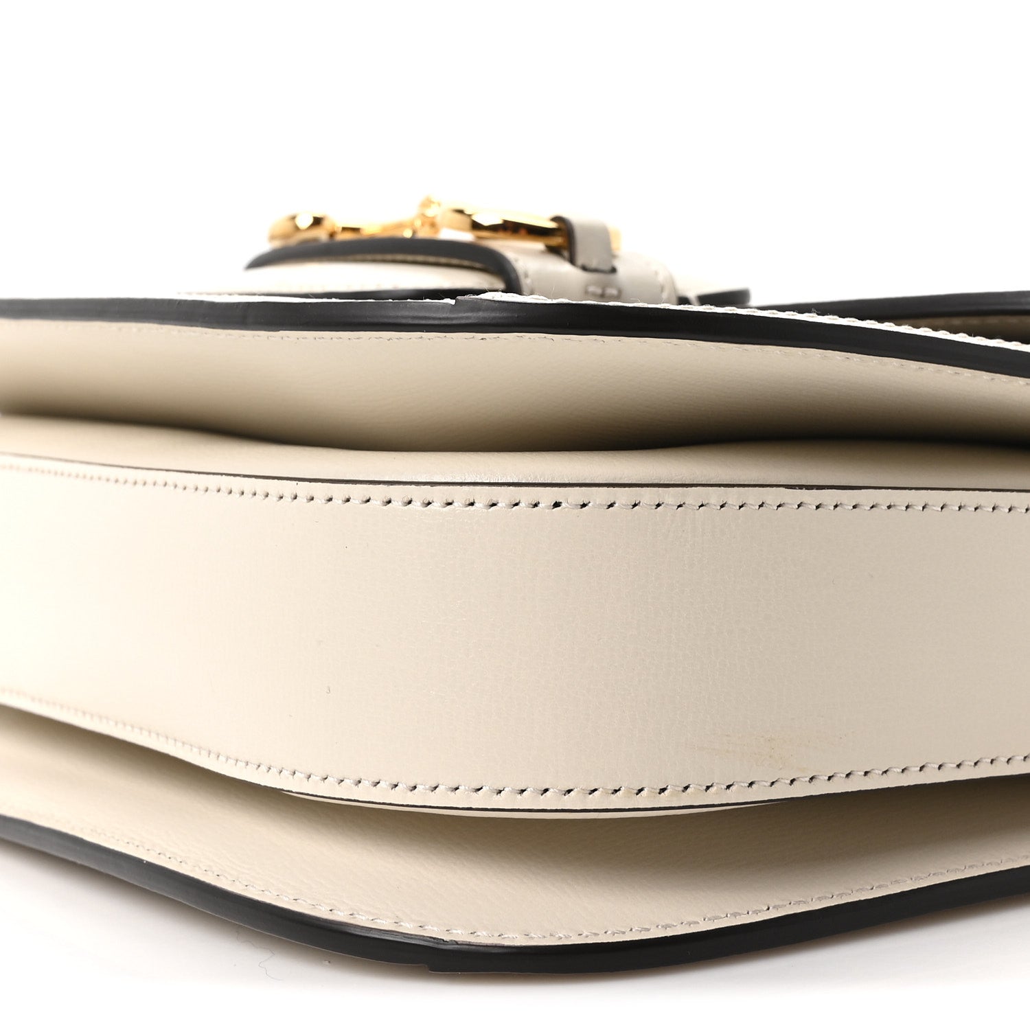Gucci GG Supreme Monogram Horsebit 1955 Shoulder Bag Beige Mystic White 9 of 9