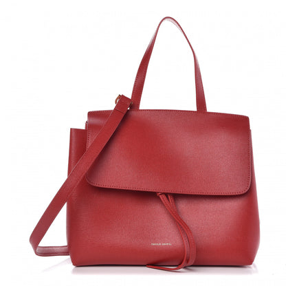 Mansur Gavriel Saffiano Mini Lady Bag Flamma 1 of 11