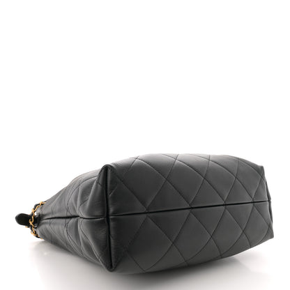 Chanel Calfskin Stitched Hobo Black 4 of 10