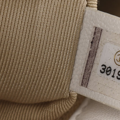 Chanel Goatskin Quilted Large 19 Flap White 9 of 11