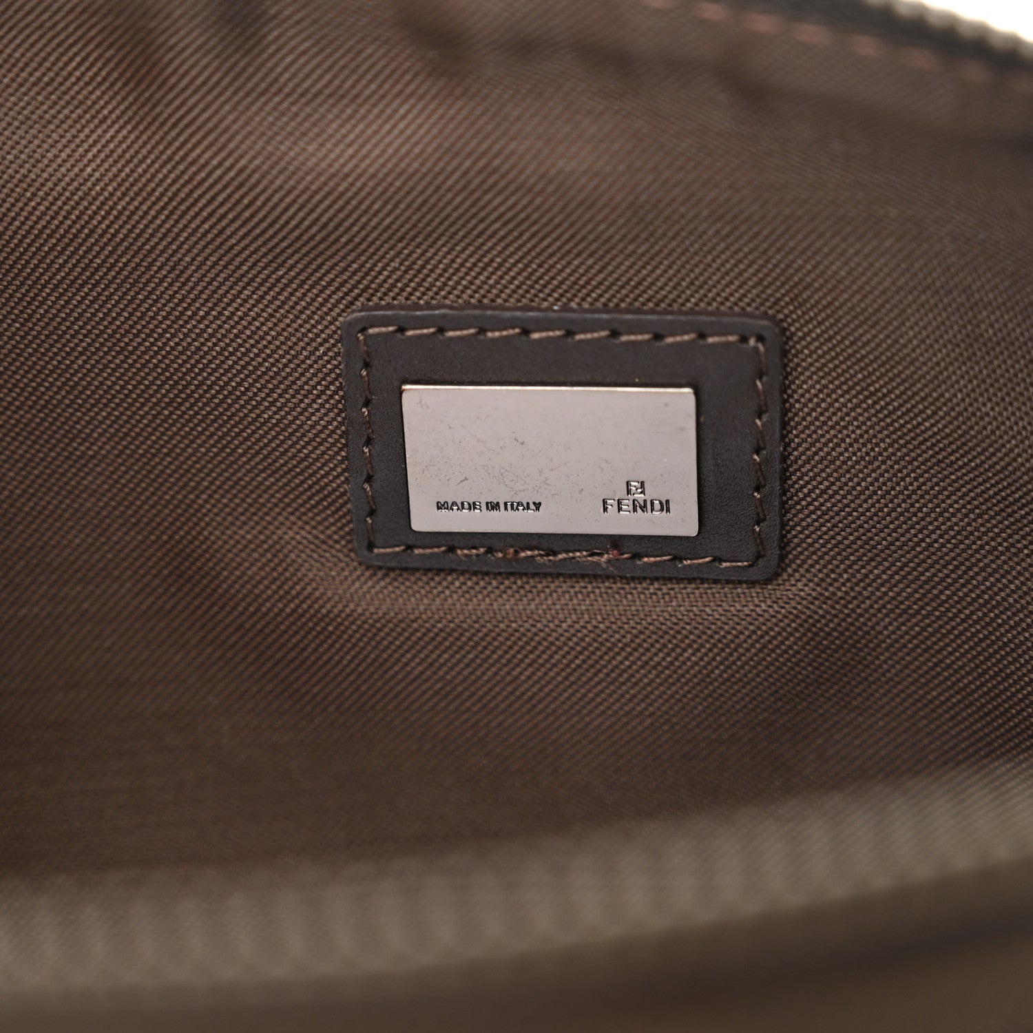 Fendi Zucca Pochette Tobacco 6 of 11