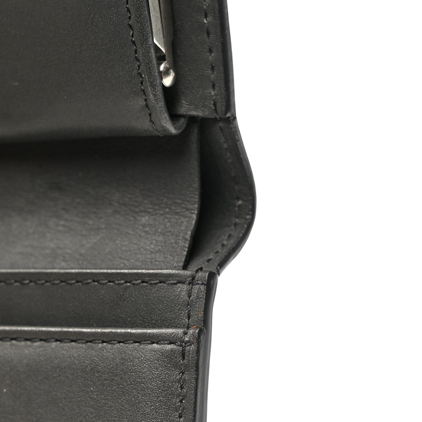 Mat Monogram French Purse Wallet Black