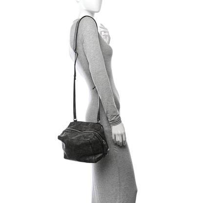 Givenchy Aged Calfskin Small Pandora Mens Crossbody Black Grey 2 of 12