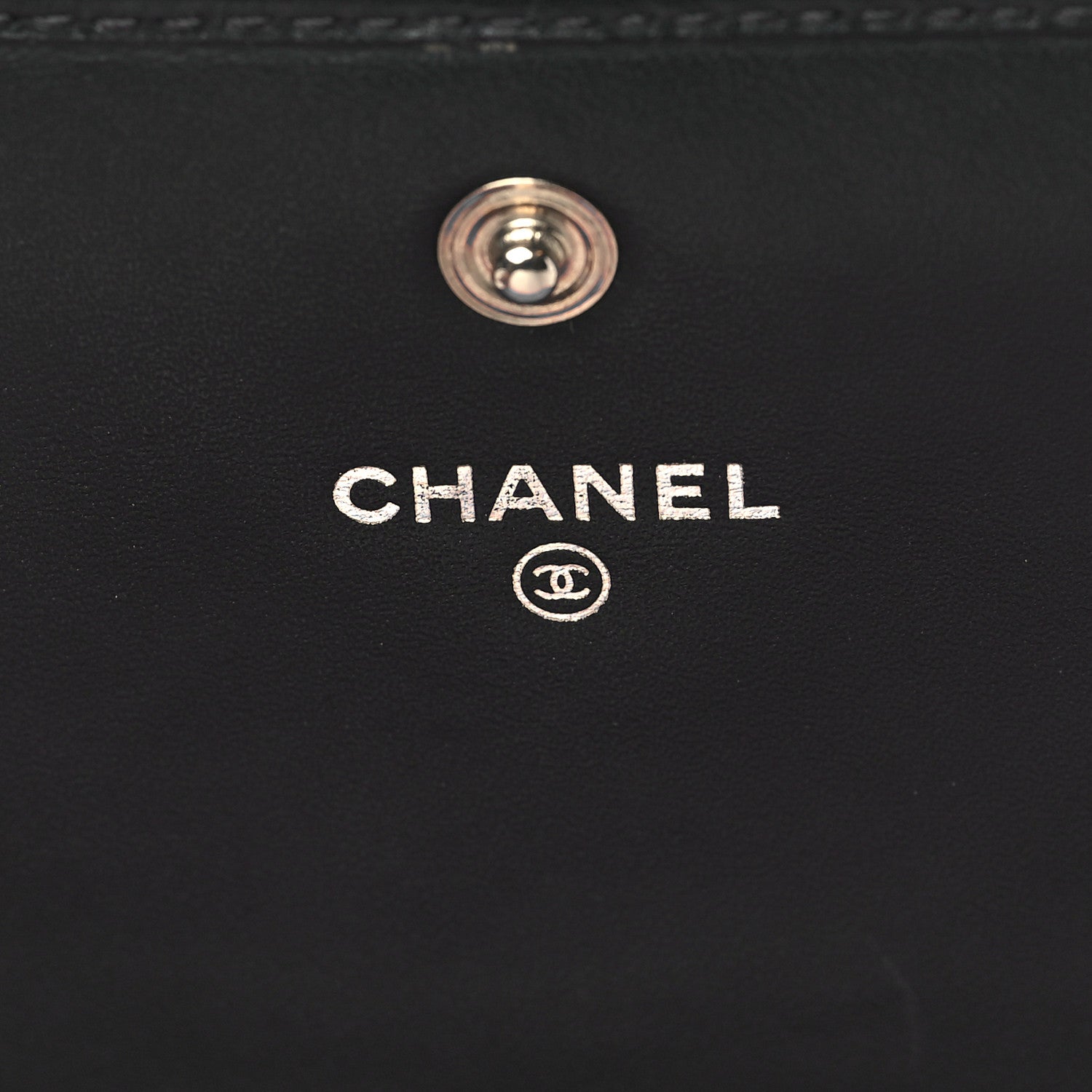 Chanel Calfskin Quilted Cambon Gusset Flap Wallet Black 6 of 14