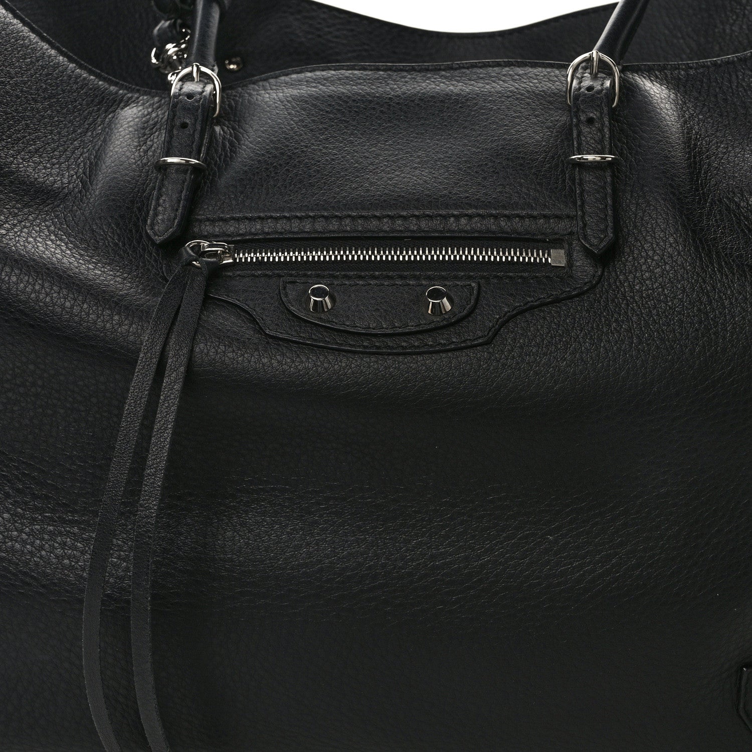 Balenciaga Veau Papier B4 Zip Around Tote Black 7 of 11