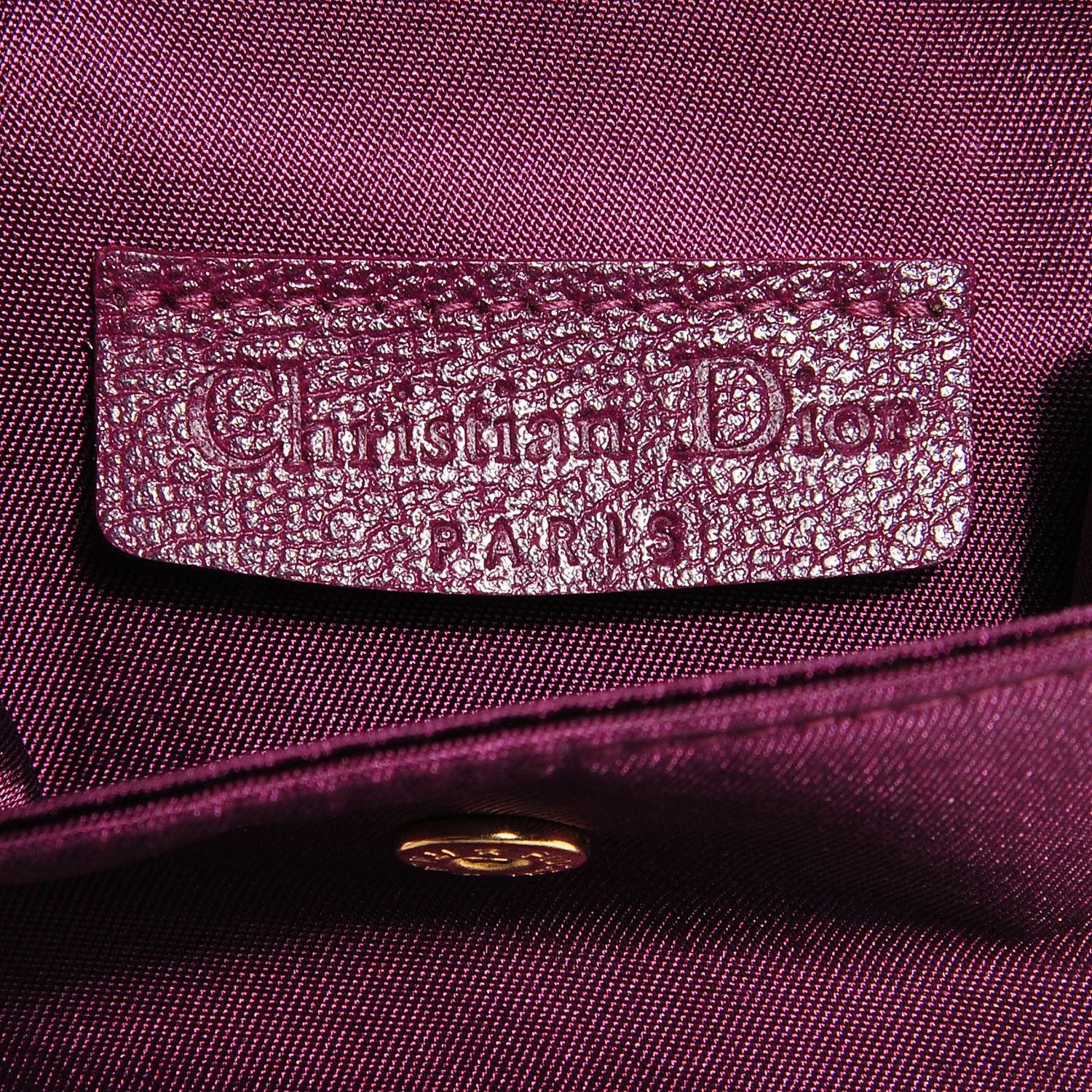 Christian Dior Goatskin Compact Malice Wallet Violet 6 of 7