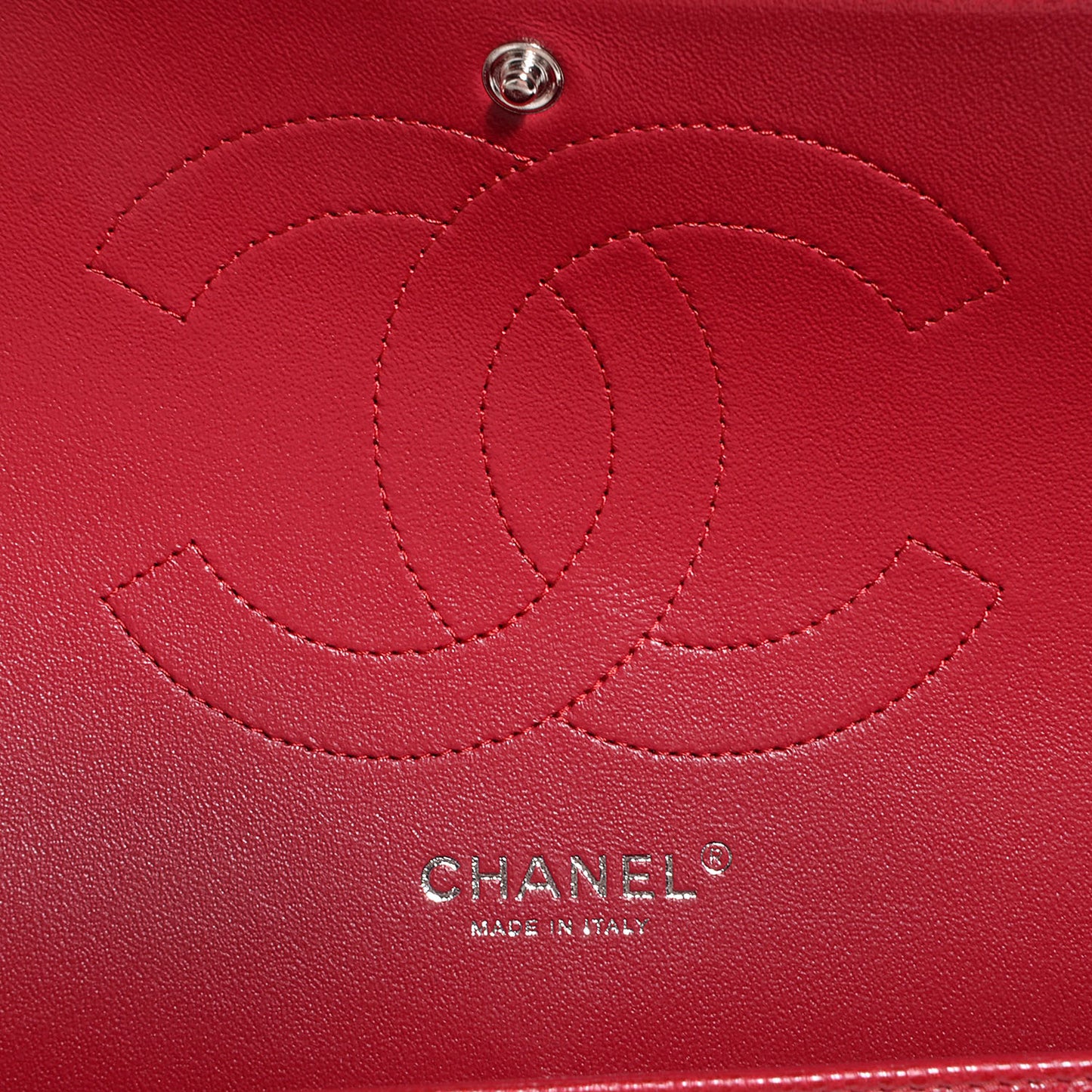Caviar Jumbo Double Flap Dark Pink