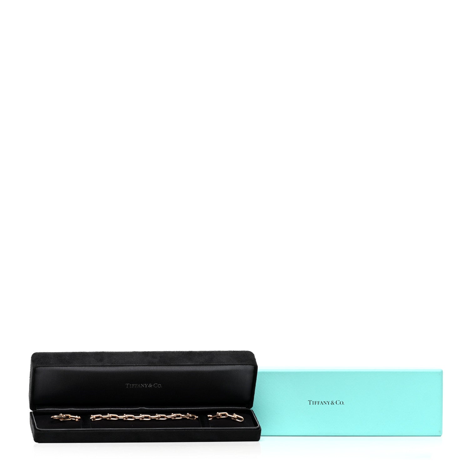 Tiffany 18K Rose Gold Small HardWear Link Bracelet 4 of 4