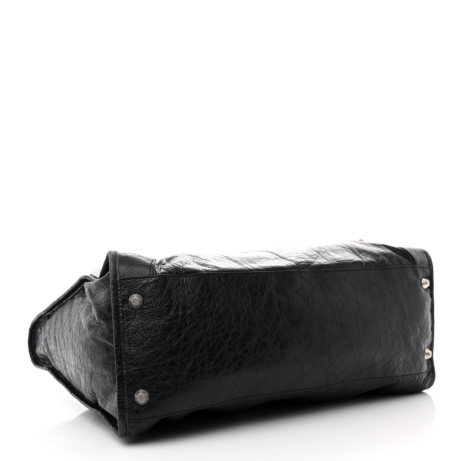 Balenciaga Agneau Giant 21 Silver Hardware Weekender Black 4 of 13