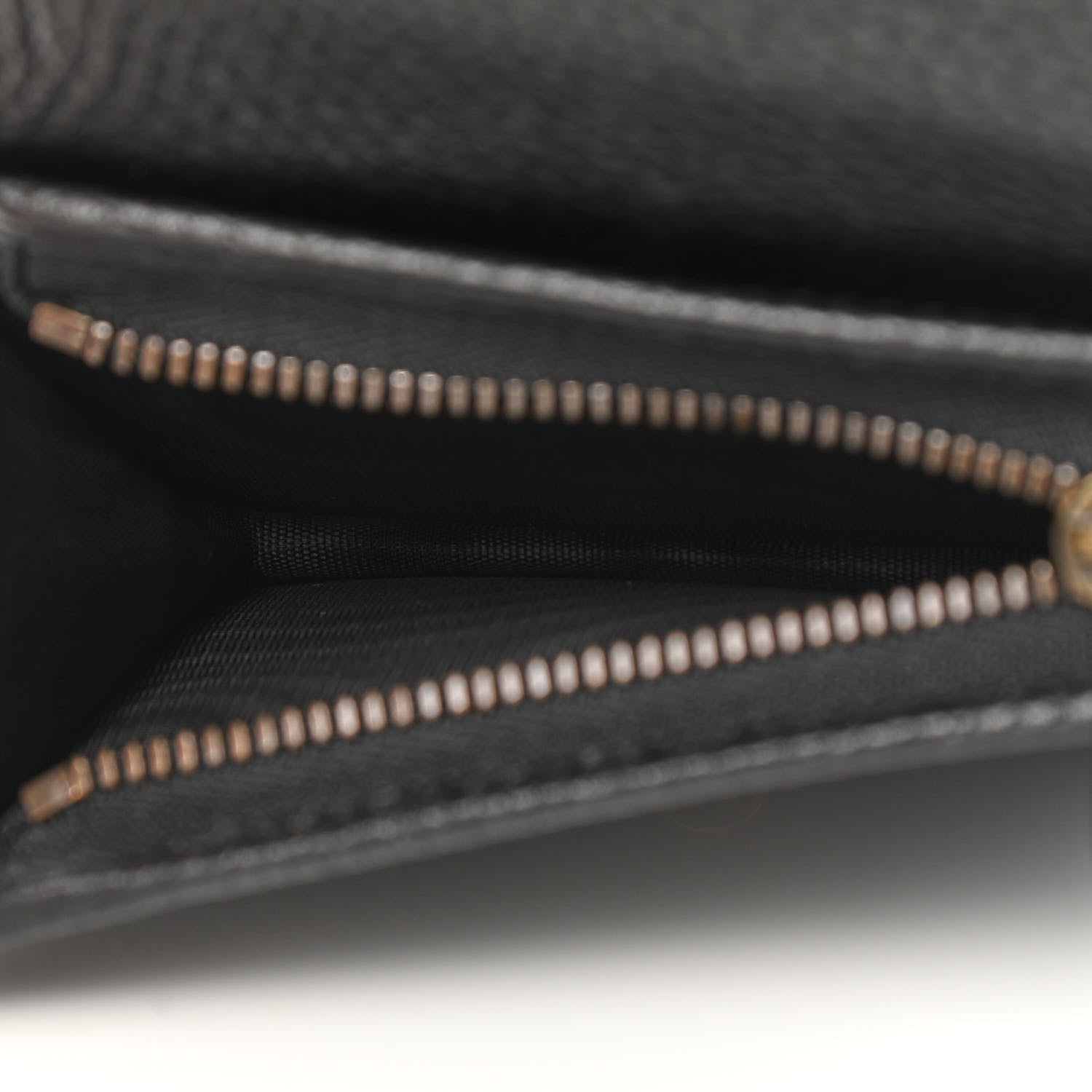Gucci Pebbled Calfskin Animalier Card Case Black 5 of 9