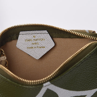 Louis Vuitton Monogram Giant Micro Pochette Accessories Kaki White 5 of 9