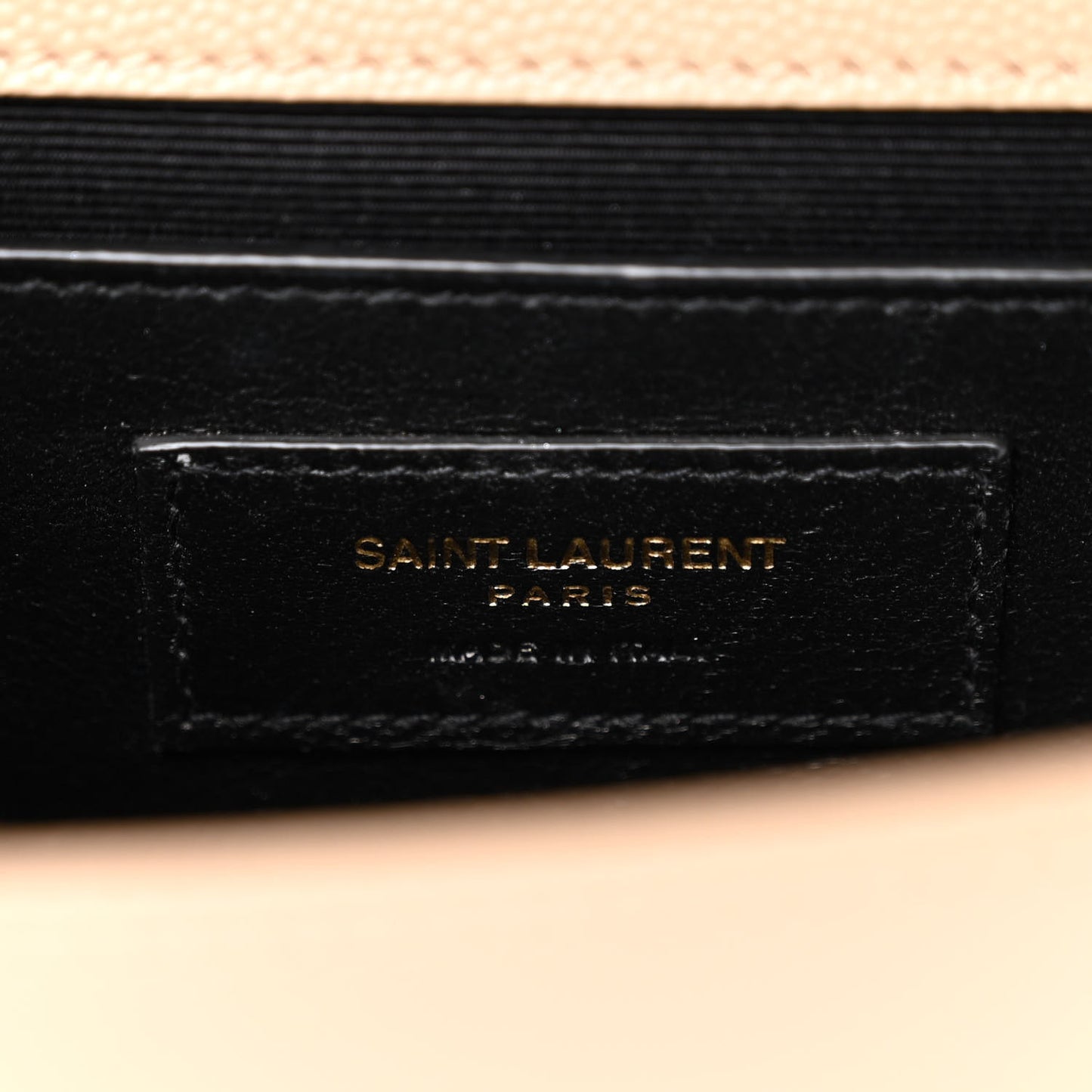 Grain De Poudre Small Monogram Kate Satchel Dark Beige