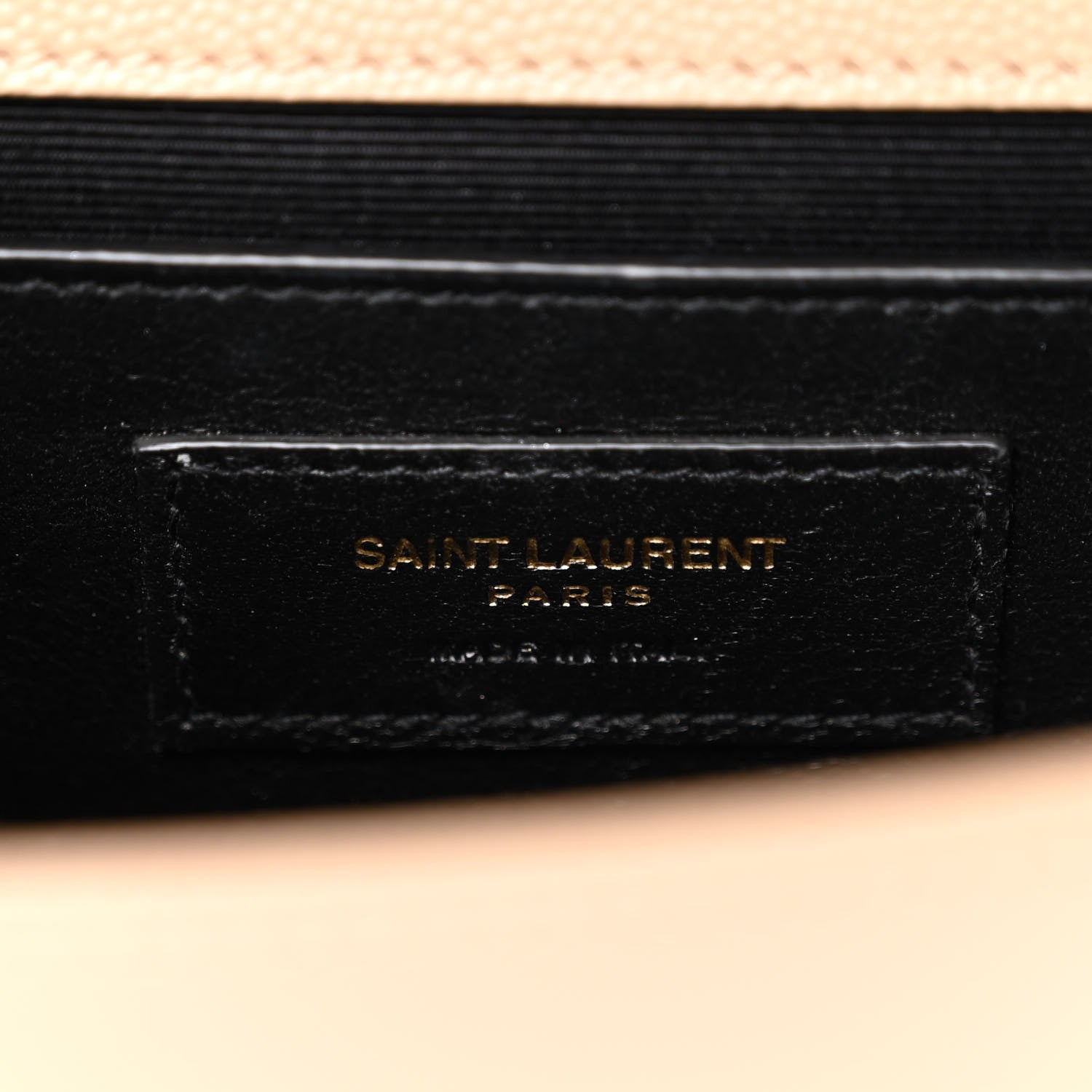 Saint Laurent Grain De Poudre Small Monogram Kate Satchel Dark Beige 6 of 10