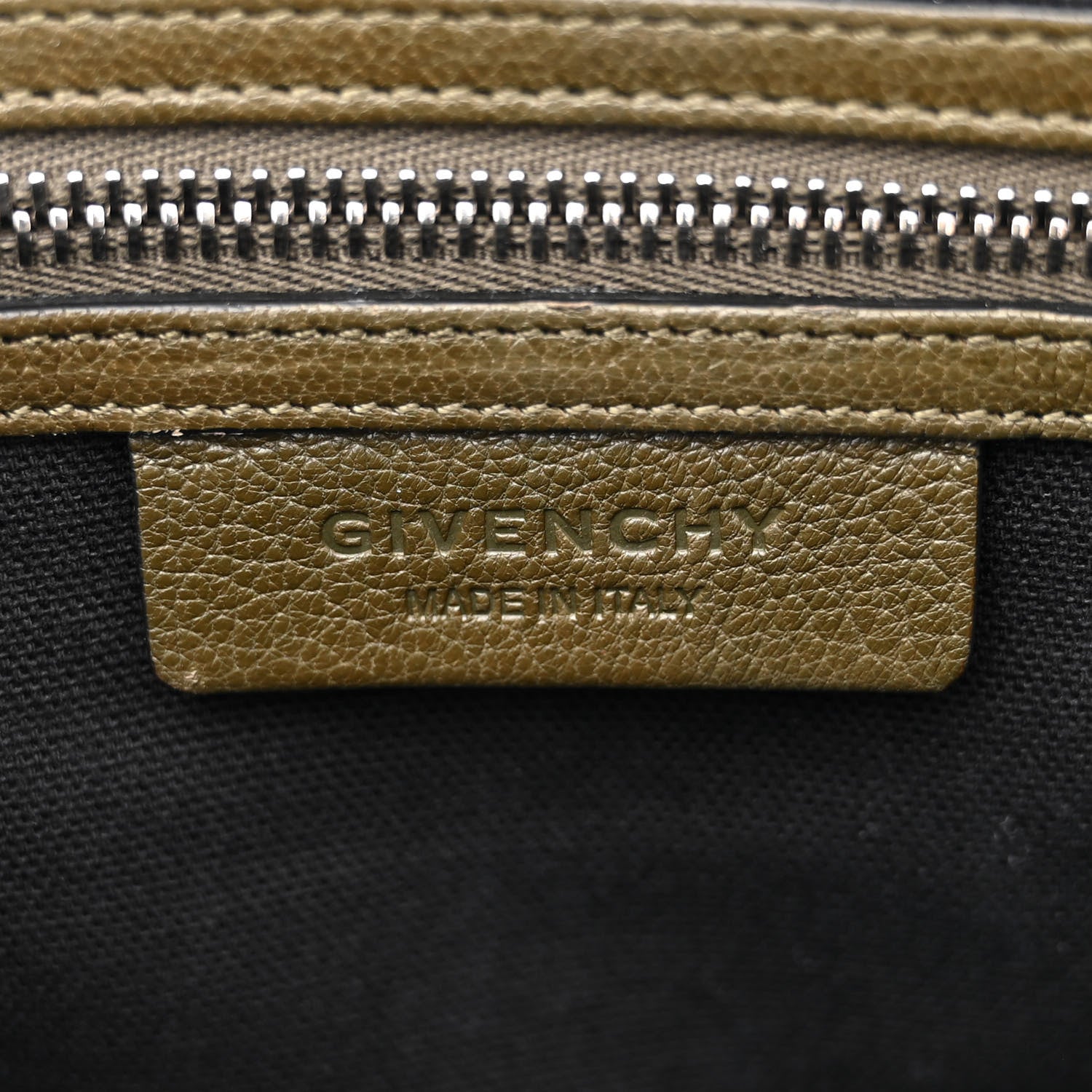 Givenchy Sugar Goatskin Medium Tri-Color Antigona Khaki Black 6 of 16