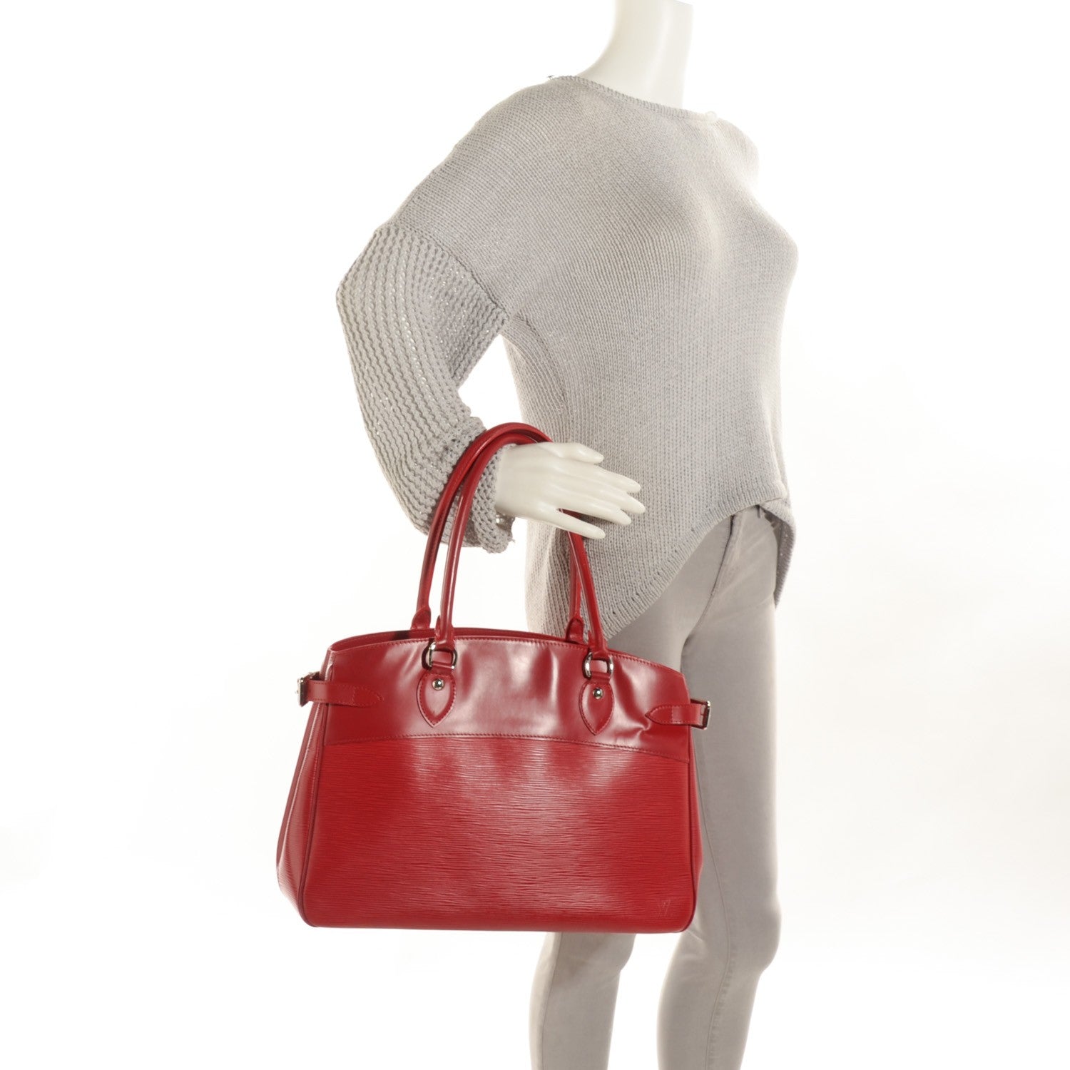 Louis Vuitton Epi Passy PM Red 3 of 10