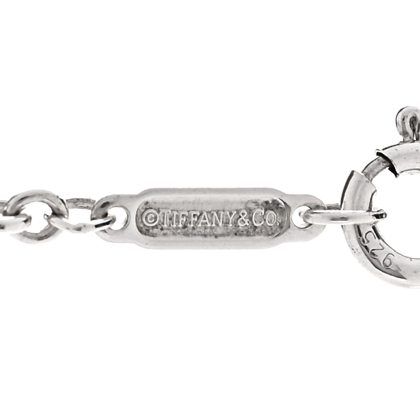 Sterling Silver Concave Cross Pendant Necklace