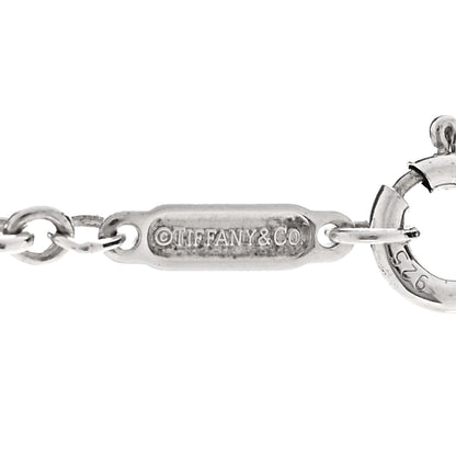 Tiffany Sterling Silver Concave Cross Pendant Necklace 6 of 6