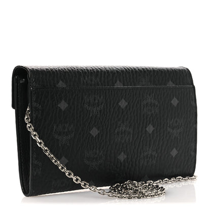 MCM Visetos Medium Patricia Wallet On Chain Black 3 of 11