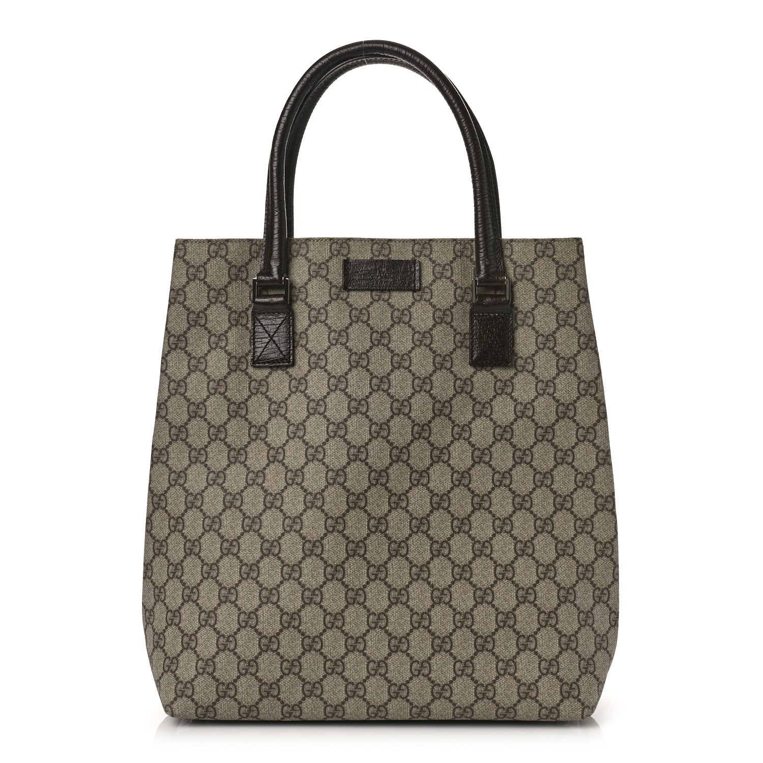 Gucci GG Plus Monogram Vertical Tote Dark Brown 1 of 10