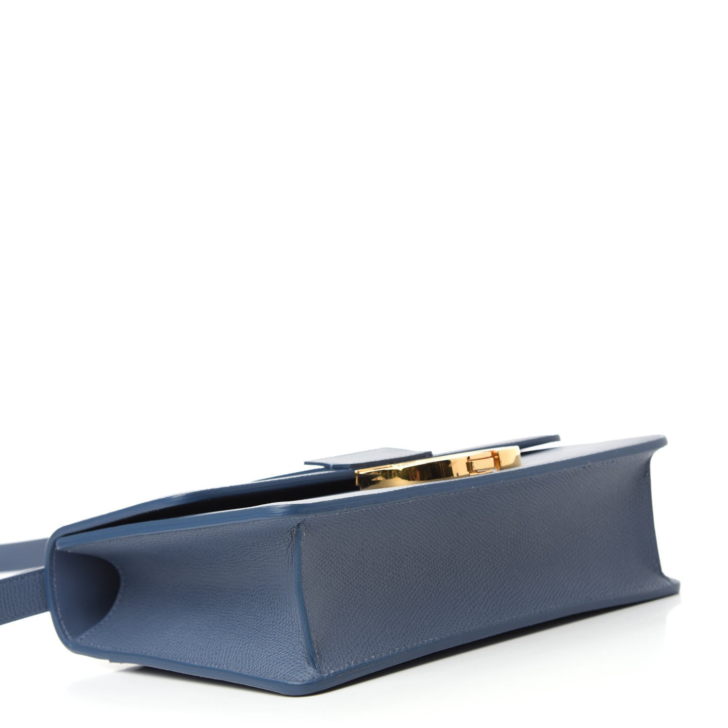 Christian Dior Grained Calfskin 30 Montaigne Flap Bag Blue 4 of 10