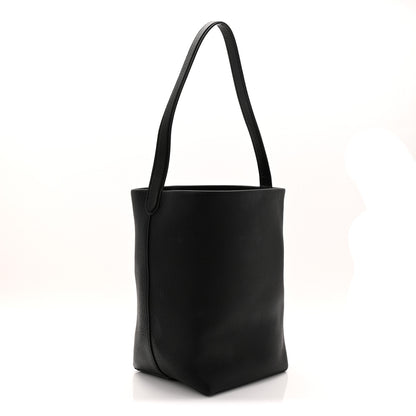 The Row Grained Calfskin Medium N/S Park Tote Black 3 of 10