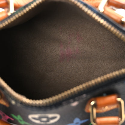 Louis Vuitton Monogram Multicolor Mini Sac HL Speedy Black 5 of 11