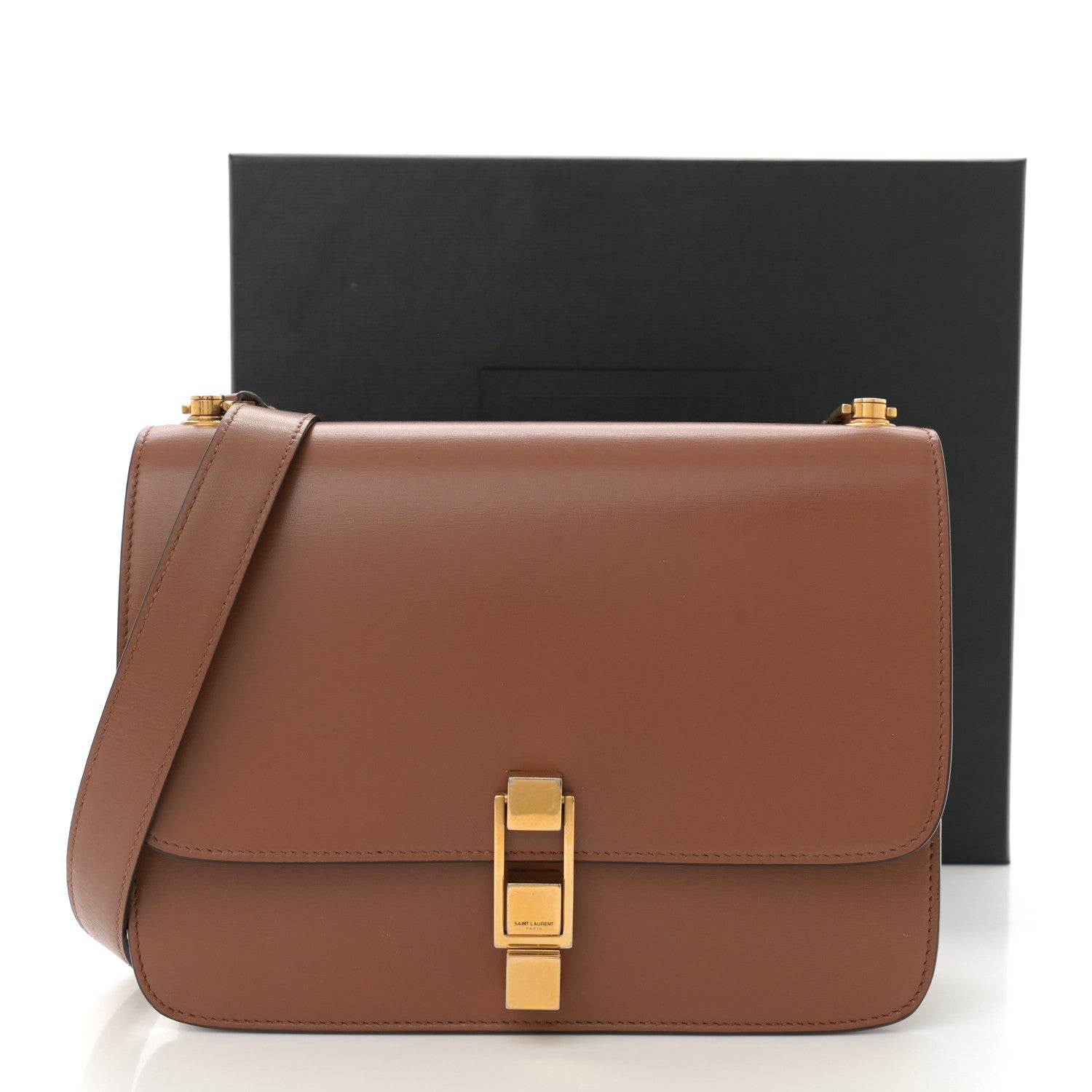 Saint Laurent Smooth Calfskin Carre Satchel Brick 14 of 14