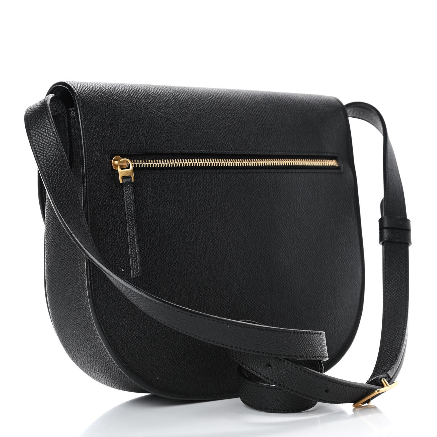 Grained Calfskin Compact Trotteur Black