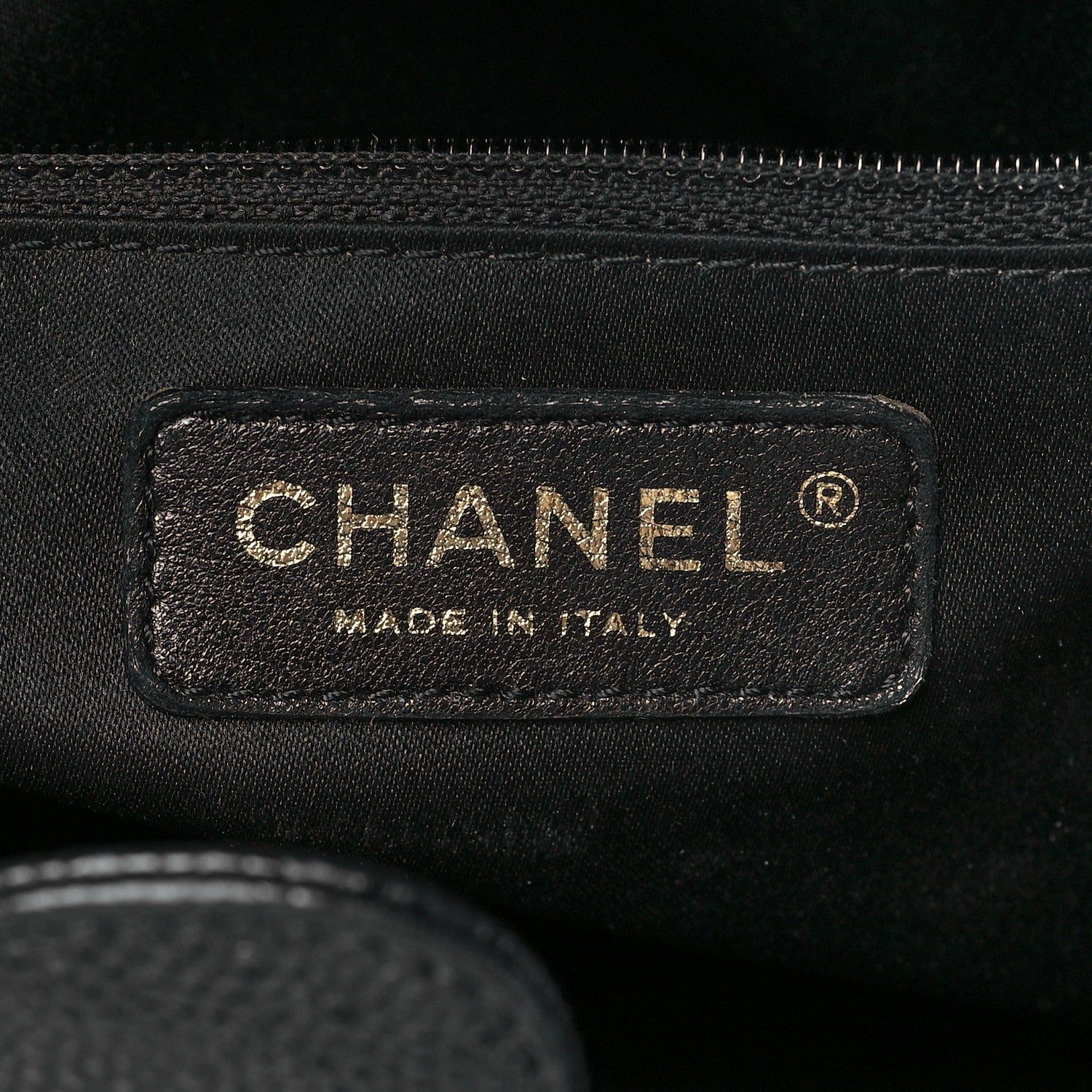 Chanel Caviar Quilted Petit Shopping Tote PST Black 5 of 10