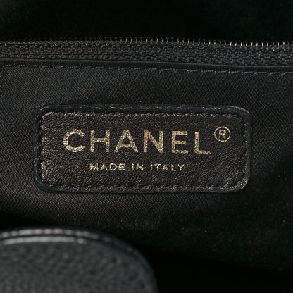 Chanel Caviar Quilted Petit Shopping Tote PST Black 5 of 10