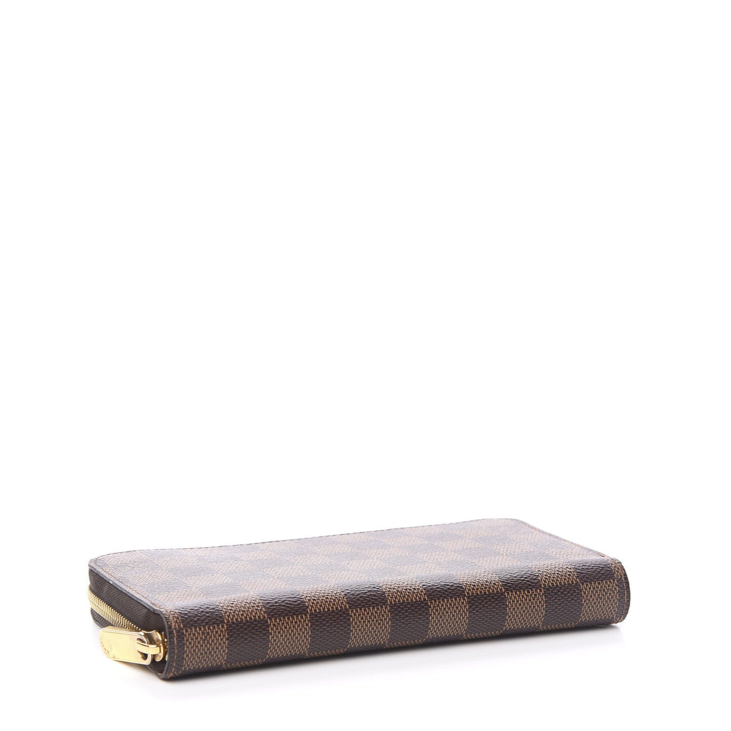 Damier Ebene Zippy Wallet Rose Ballerine