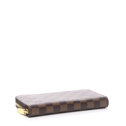 Louis Vuitton Damier Ebene Zippy Wallet Rose Ballerine 3 of 7